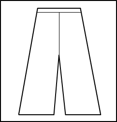 Cut off Jazz Pant Style #: 036-086. Cut off Jazz Pant.