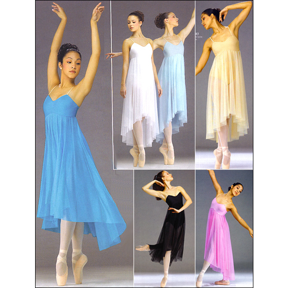 Matte Lycra And Chiffon Dance Dress Style #: 0483/OSD-123A. Camisole style dress. Tan lycra straps.Empire long cascade mesh skirt over a Lycra leotard.Top front lined. Dress Has An Attached Brief.
 
<li> Please allow two weeks for shipping. If unable to wait two weeks please call   to check availablity.<br>
<li> Can be made in other colors. Call us to inquire about other fabric/color availabilties.