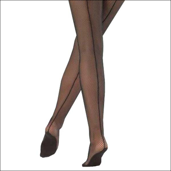 Danskin -Back Seam Fishnet  Tights Style #: 104. Strong-Professional quality fishnet tights. Great for shows or fashion.