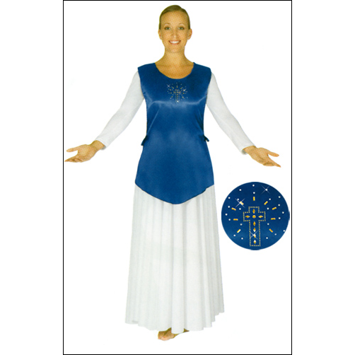 "V" Cut Satin Ephod Style #: Euro-11786. "V" Cut Satin Ephod