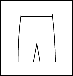 Bike Pant Style #: 1315-1815. Bike Pant.7" Inseam .
 ***Non-stock item.  Allow two(2) weeks for shipping; final sale.***