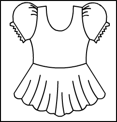 Puff Sleeve Leotard w/ Attached Skirt Style #: 1328-1828. Puff Sleeve Leotard w/ Attached Skirt