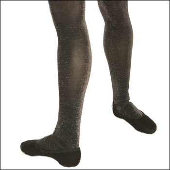 Capezio-Sparkle Tights Style #: 1804. Highly reflective yarn blended with shimmery silver sparkles semi-opaque tight. Perfect for recitals, performance and fashion.
