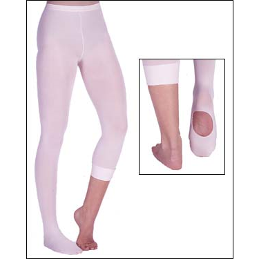 Capezio's Child Convertible Tights Style #: 1816C. Child convertible tight. Slit on foot. Ultra soft Supplex/Lycra® One size fits mosts.
