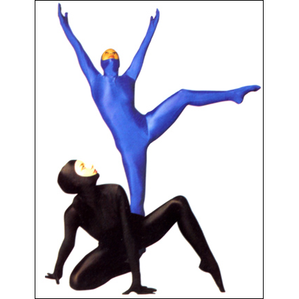 Childrens Hooded-Footed-Fingered Unitard Style #: 18999. Hooded-Footed-Fingered cat-suit. Perfect for special dance routines, costumes or for blending into the back-ground. Please allow two weeks for delivery on this item.
Also available in many other colors as special orders,please call in your order.