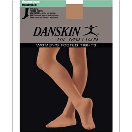 Women's Footed Microfiber Compression Tight Style #: 212. These footed performance support tights have an extra dose of Lycra® to keep your legs fresh for hours. Super soft microfiber nylon ensures unsurpassed comfort.<br>
Product Features<br>
<li> 90% nylon 10% Lycra® spandex 
<li> CoolMax® gusset 
<li> Sewn on waistband 
<li> Made in USA