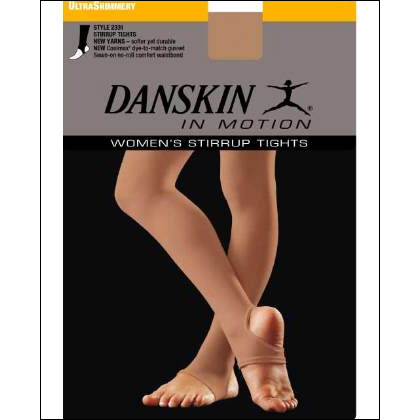Women's Ultra-Shimmery Stirrup Tight Style #: 2331. These ultra shimmery footed tights provide extra sheen for any performance. These tights are perfect for cheer, color guard or costumes. Made in USA.