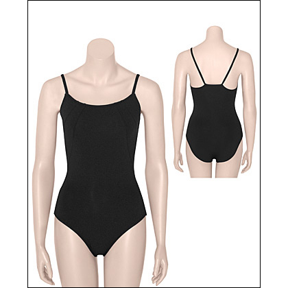 Women's Contemporary Loop Back Camisole Leotard Style #: 2696. Our Contemporary Loop Back Camisole Leotard is front lined to seam for a confident fit and features dynamic styling, all in a comfy cotton with a hint of Lycra® blend. This smart design has pretty seaming details on the front and a neat loop back for added flair.<br>
<br>
Product Features:<br>
<li> Front lined for confident fit<br> 
<li> Loop back detail<br>
<li> Front seam details