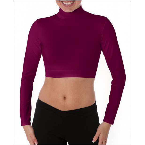 Women's Team Essentials Mock Turtleneck Top Style #: TB107. Mock Rocks… This sleek fitting mock turtleneck top is available in an array of colors to neatly coordinate with uniforms and separates. This versatile basic features a full zip back for easy dressing plus cropped styling for comfortable layering and contemporary looks. Crafted in a sleek high performance antimicrobial fabric that fits and feels great.<br><br>
Features:<br>
<li> New high performance Stretch Tech Nylon 
<li> Superbly soft antimicrobial fabric 
<li> Wicks away moisture to quickly dry 
<li> Sleek compression fit 
<li> Full zip-back