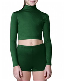 Girls' New Team Essentials Mock Turtleneck Top Style #: TB107C. Mock Rocks… This sleek fitting mock turtleneck top is available in an array of colors to neatly coordinate with any uniform. This versatile basic features a full zip back for easy dressing and slightly cropped styling for comfortable layering and contemporary looks. Crafted in a sleek high performance antimicrobial fabric that fits and feels great.<br><br>
<b>Features</b>
<ul>
<li>93% nylon 7% spandex </li>
<li>New high performance Stretch Tech Nylon </li>
<li>Superbly soft antimicrobial fabric </li>
<li>Wicks away moisture to quickly dry </li>
<li>Sleek compression fit </li>
<li>Full zip-back </li>