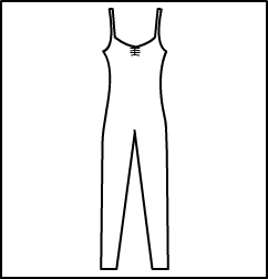 Camisole Pinch Style #: 309-809. Camisole Pinch Front Unitard.  ***Non-stock item.  Allow two(2) weeks for shipping; final sale.***