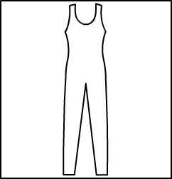 Tank Unitard Style #: 313-813. Tank Unitard.  ***Non-stock item.  Allow two(2) weeks for shipping; final sale.***