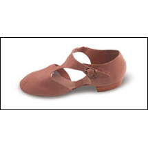 Capezio - ''Pedini''-Teaching Sandal Style #: 321. Capezio®'s "Pedini" teaching sandal with ultra flexible split-sole design with contoured adjustable "T-strap" styling. Exclusive elasticized arch for ease of pointe with a 3/4" heel and suede sole.