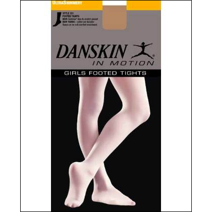 Girls' UltraShimmery Footed Tight Style #: 331. These ultra shimmery footed tights provide extra sheen for any performance. These tights are perfect for cheer, color guard or costumes. CoolMax® gusset. Sewn on waistband. Made in USA