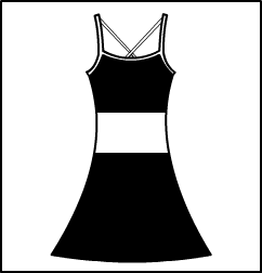 Cami Dress W Insert and full leotard Style #: 3312-8312. Cami Dress W Insert and full leotard.