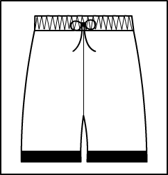 Drawstring Bike Short Style #: 3415-8415. Drawstring 
Bike Short