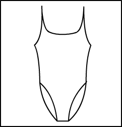 Mens Tank Cami Leotard Style #: 3419-8419. Mens Camisole Strap Leotard.