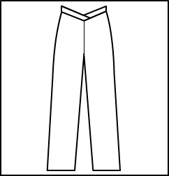 V Front Jazz Pant Style #: 3422-8422. V-Front Jazz Pant