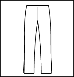 Low Rise Boot Leg W/Slit Style #: 3435-8435. Low Rise Boot Leg W/Slit
