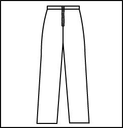 Zip Front Jazz Pant Style #: 3457-8457. Zip Front Jazz Pant With Elastic waist.