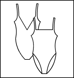 V Back Camisole Leotard Style #: 3467-8467. V Back Camisole Leotard.  ***NON-STOCK ITEM.  ALLOW TWO (2) WEEKS FOR SHIPPING; FINAL SALE.***