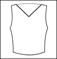 V-neck Sleeveless Top Style #: 3499-8499. 