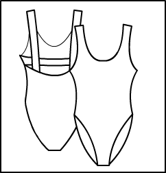 Banded Back Tank Leotard Style #: 3508-8508. Banded Back Tank Leotard.  ***NON-STOCK ITEM.  ALLOW TWO (2) WEEKS FOR SHIPPING; FINAL SALE.***