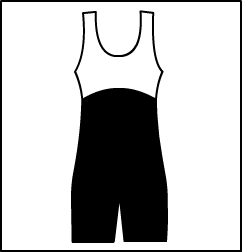 2 Tone biketard Style #: 357-857. 2 Tone biketard. Your color choice applies to the top to coordinate with a black bottom.Your color choice applies to the top to coordinate with a black bottom.  ***Non-stock item.  Allow two(2) weeks for shipping; final sale.***