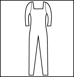 Long Sleeve Square Neck Unitard Style #: 358-858. Long Sleeve SquareNeck Unitard.  ***Non-stock item.  Allow two(2) weeks for shipping; final sale.***