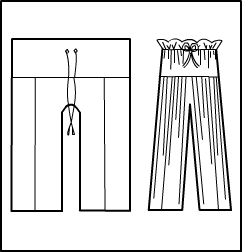 Thai Fishermans Warm Up Pant Style #: 3648-8648. 