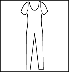 Short Sleeve U-Neck Unitard Style #: 370-870. Short Sleeve U-Neck Unitard.  ***Non-stock item.  Allow two(2) weeks for shipping; final sale.***