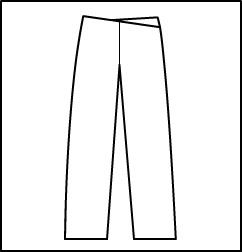 Low Rise Cross Front Jazz Pant Style #: 3705-8705. Low Rise, Cross Elastic Front, Jazz Pant.
