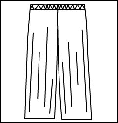 Pull on Beggy Flood Pant Style #: 3707-8707. Pull on Beggy Flood Pant