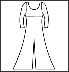 Long Sleeve Scoop Neck Palazzo Dress Style #: 3801-8801. Long Sleeve Scoop Neck Palazzo Pant/Dress.