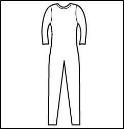 Long Sleeve Crew Neck Unitard Style #: 3810-8810. Long Sleeve Crew Neck Unitard with Back Zipper.  ***Non-stock item.  Allow two(2) weeks for shipping; final sale.***