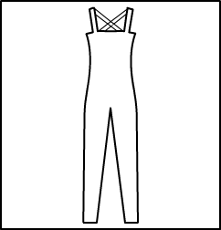 Tank Camisole Style #: 3817-8817. Tank Camisole Criss-Cross Back Unitard.  ***Non-stock item.  Allow two(2) weeks for shipping; final sale.***