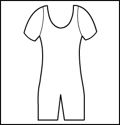 Short Sleeve Biketard Style #: 3818-8818. Short Sleeve Biketard.  ***Non-stock item.  Allow two(2) weeks for shipping; final sale.***