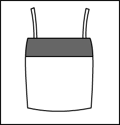 Roll down camisole top Bra lined Style #: 3842-8842. Two Tone Roll down camisole top Bra lined.Black top with your color choice. ***Non-stock item.  Allow two(2) weeks for shipping; final sale.***
