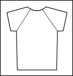 Short sleeve top Style #: 385-885. Short sleeve top.