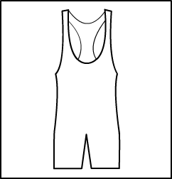Men's Wrestler Biketard Style #: 386-886. Men's Wrestler Bike-unitard.