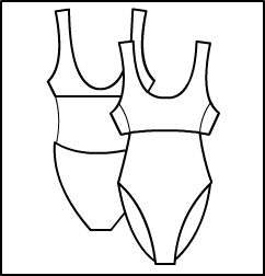 Tank Empire Open Back Leotard Bra Lined Style #: 3860-8860. Tank Empire Open Back Leotard Bra Lined.  ***Non-stock item.  Allow two(2) weeks for shipping; final sale.***
