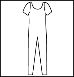 Short Sleeve Scoop Unitard Style #: 389-889. Men's Full Length Short Sleeve Unitard.