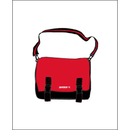 Women's Messenger Bag Style #: 44367. Fashionable and functional! Our lightweight neoprene dual color messenger bag with embroidered logo detail is perfect for the gym and more. With a neat mesh lining and 2 interior pockets, this roomy bag is perfect for when you're on the go. Secure plastic clip closures, brass-look hardware, and an adjustable shoulder strap in a coordinating stripe completes the sporty look.<br>
<br>
Product Features:
<li>Neoprene 
<li>Brass-look hardware 
<li>Two adjustable plastic clip closures 
<li>Full mesh lining 
<li>Zip pocket under front flap 
<li>Inner zip wallet pocket 
<li>Coordinating stripe adjustable strap 
<li>Embroidered logo detail 
<li>Approximate size - 18" long by 14" tall