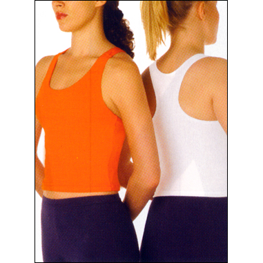Racer back Long Line Bra Style #: 623. Racer back Long Line Bra top. Features a qwik-wik front lining. Sporty and supportive styling.