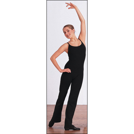 Crop Leg Camisole Unitard Style #: BT-375-JL. Crop leg Jazz Camisole Leotard with adjustable Straps (can be worn straight or criss-crossed). Built in Coolmax Bra lining. Ideal for Yoga, exercise, or streetwear.
*** ALLOW 2-WEEKS FOR SHIPPING ON THIS GARMENT ***