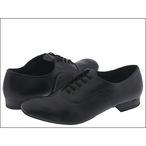 Freed "6598" Men's Ballroom Shoe. Style #: Style # 6598. Men's classic lace up Ballroom shoes with suede sole. Sizes 5 to 14 including half sizes. Medium and wide widths. Low heel. Available in black leather.