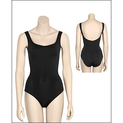 Microfiber Women's Tank Leotard Style #: 2902. Made of Danskin's signature microfiber fabric, this leotard features a wide neck and a comfortable shelf bra lining. Ideal as a leotard, swimsuit, or as an undergarment.