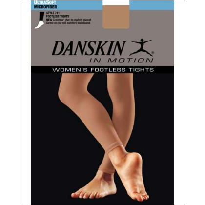Women's UtraSoft Microfiber Footless Tight Style #: 711. These footless tights are made with microfibers for exceptional softness and comfort. They are perfect for jazz or modern dance class.<br>
Product Features<br>
<li> 88% nylon 12% Lycra® spandex 
<li> CoolMax® gusset 
<li> Sewn on waistband 
<li> Footless 
<li> Made in USA