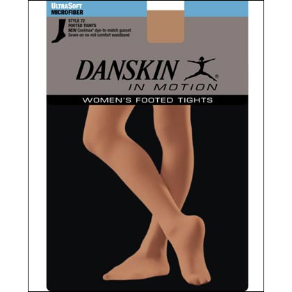 Women's UltraSoft Microfiber Footed Tight - Style Style #: 72. These are one of our most popular tights, made with microfibers for exceptional comfort. They also have a sewn-on waistband for stay-up security.<br>
Product Features <br>
<li> 88% nylon 12% Lycra® spandex 
<li> CoolMax® gusset 
<li>Sewn on waistband 
<li> Made in USA