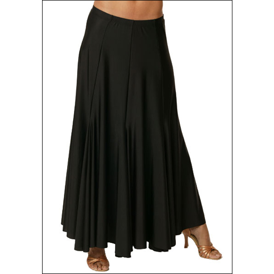 Long Gore Skirt Style #: OSS-7351. This 8 panel skirt is a great basic skirt for ballroom dancing. Flowy and long styling.** PLEASE ALLOW TWO WEEKS FOR SHIPPING, IF UNABLE TO WAIT-PLEASE CALL TO CHECK AVAILABILITY.**